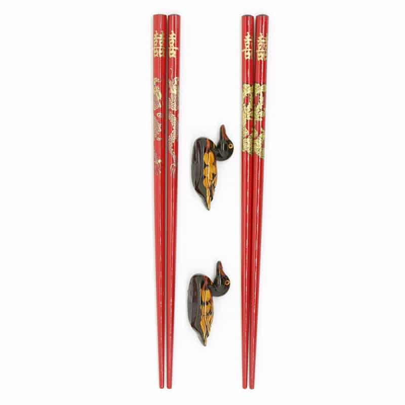 Chopstick bag-Dragon Red